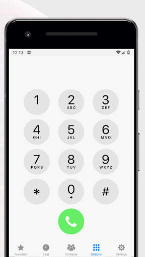 Dialer IOS12 style screenshot 1