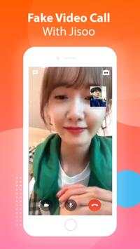 Fake Video Call Black Pink screenshot 1