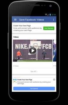 Save Facebook Videos screenshot 2