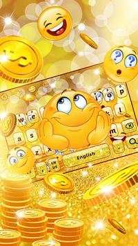 3D Gravity Emoji Keyboard Theme screenshot 1