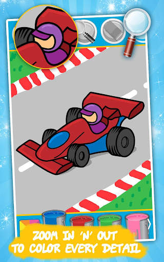 Cars coloring pages for kids screenshot 6