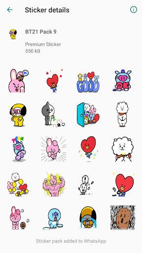 New Sticker BT21 for WAStickerApps screenshot 5
