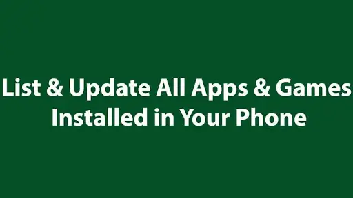 My Apps Updates List - All Apps and Games update screenshot 1