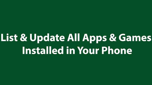 My Apps Updates List - All Apps and Games update screenshot 1