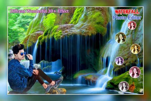 Waterfall Photo Editor : Water Photo Frame screenshot 3
