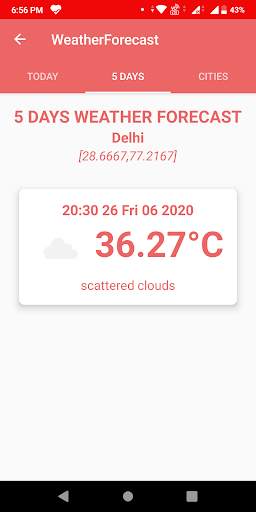 Weather Forecast screenshot 2