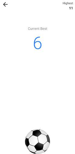 Messenger Football Soccer Game Tap Ball Juggle Tap screenshot 1