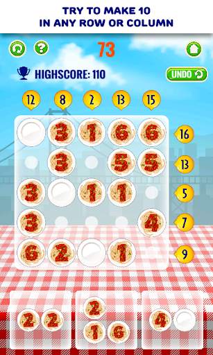 Permainan puzzle angka - makanan screenshot 4