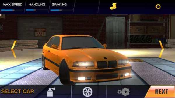 Racing in car 3D screenshot 1