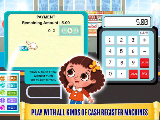 Grocery Market Kids Cash Register - Games for Kids screenshot 4