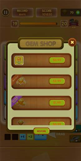 Number Game - Math-3 Game - Merge Block Raising screenshot 4