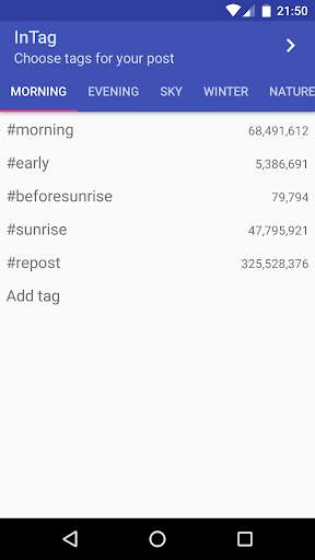 InTag screenshot 1