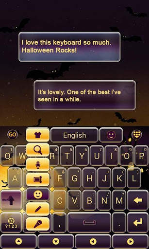 Happy Halloween GO Keyboard screenshot 5