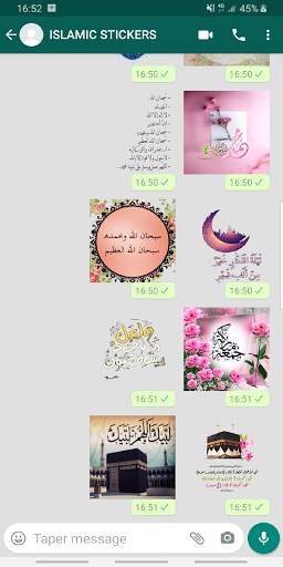 islamic stickers for Whatsapp - WASTICKERAPPS screenshot 1