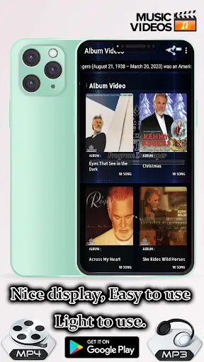 KENNY ROGERS Offline MP3 & Video Album Collection screenshot 19