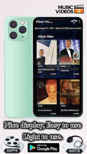 KENNY ROGERS Offline MP3 & Video Album Collection screenshot 19