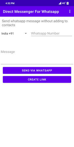 Direct Messenger For Whatsapp screenshot 1