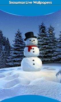 Snowman Live Wallpapers screenshot 1
