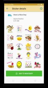Good Morning WASticker - Stickers for Whatsapp screenshot 6