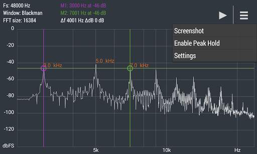 Advanced Spectrum Analyzer PRO screenshot 2