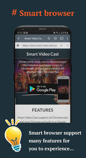 Smart Video Cast - Smart browser for Chromecast screenshot 2