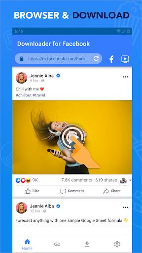 Video Downloader for Facebook - FB Video Saver screenshot 1