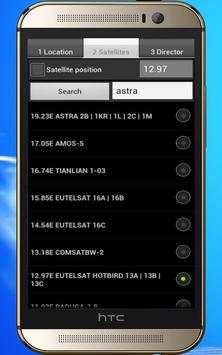satellite director - satfinder - dishpointer screenshot 1