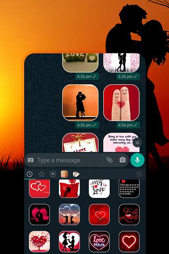 Best Romantic Love Stickers for WhatsApp screenshot 1