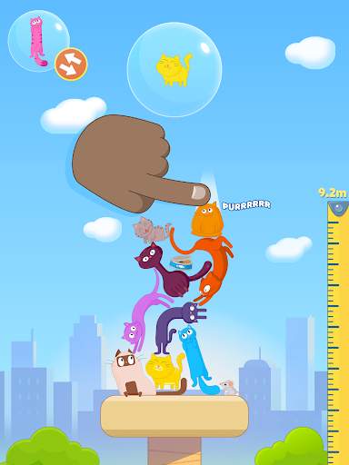 Cat Stack - Cute and Perfect Tower Builder Game! screenshot 15