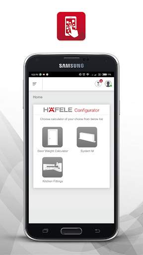 Hafele Configurator screenshot 2