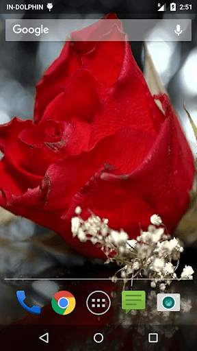 Love Rose Wave livewallpaper 1 تصوير الشاشة