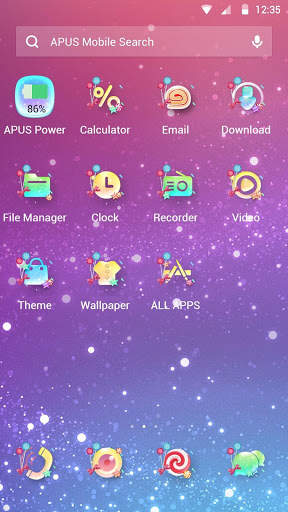 Lovely Colorful Candy Theme &HD Wallpapers screenshot 2