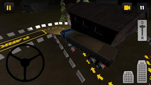 Sand Transport Truck 3D: Night screenshot 4