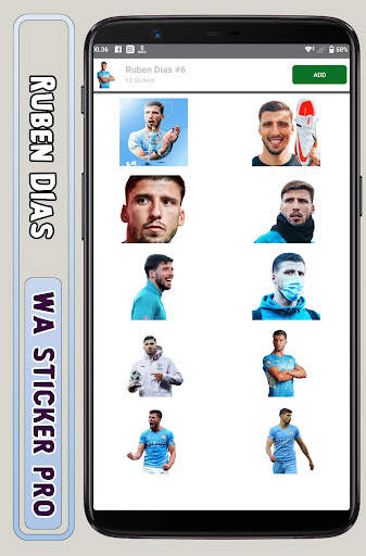 Ruben Dias - WA Sticker Pro screenshot 6