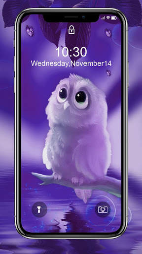 Cute Owl APUS Live Wallpaper screenshot 1