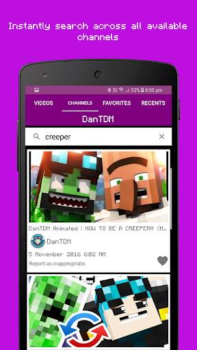 Enderflix Kids - Safe YouTube Minecraft Videos screenshot 3