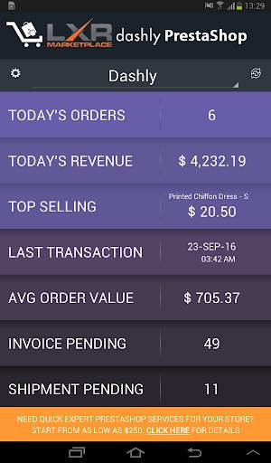PrestaShop Mobile Dashboard screenshot 17