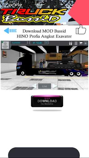 Mod Truck Bussid Full Strobo screenshot 5