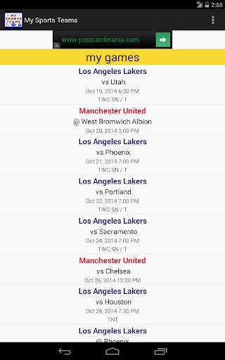 My Sports Teams screenshot 9
