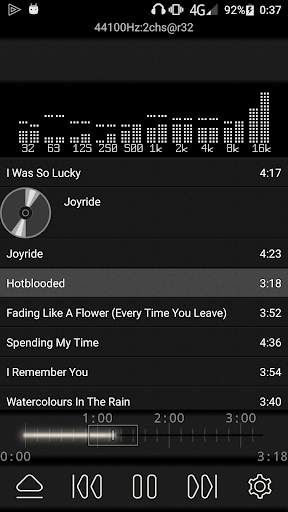 player with parametric eq screenshot 1