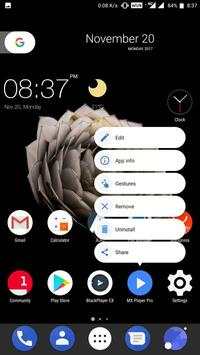 Pixel 2 XL style launcher for Android oreo launchr 3 تصوير الشاشة