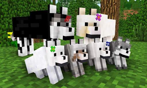 Wolves    Mod for Minecraft PE screenshot 1