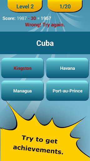 Countries Capitals Quiz screenshot 4