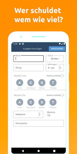 Ausgaben gleichmäßig aufteilen - Rechnungen teilen screenshot 5