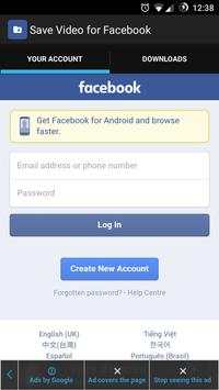 Download Video for Facebook screenshot 2