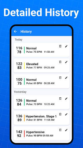Blood Pressure App screenshot 3