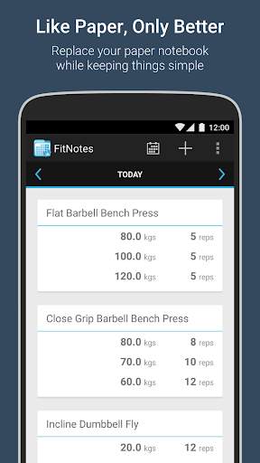 FitNotes - Gym Workout Log screenshot 1