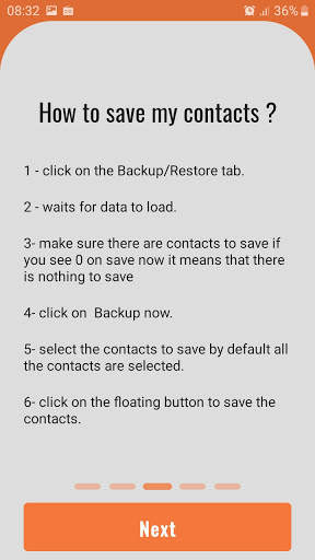 Contacts Backup Restore screenshot 6