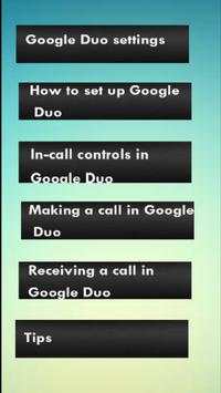 guide for google duo screenshot 1