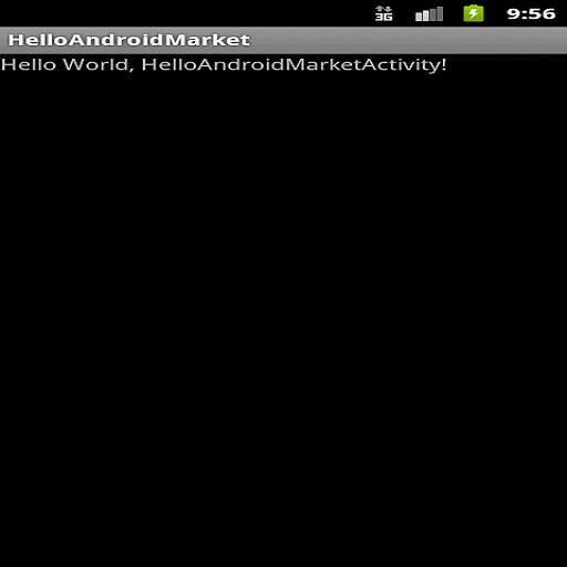 Hello Android Market 3.2